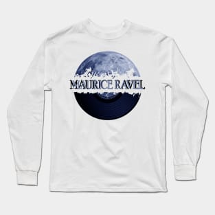 Maurice Ravel blue moon vinyl Long Sleeve T-Shirt